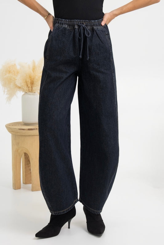 PANTALON EN JEANS ROMANCE
