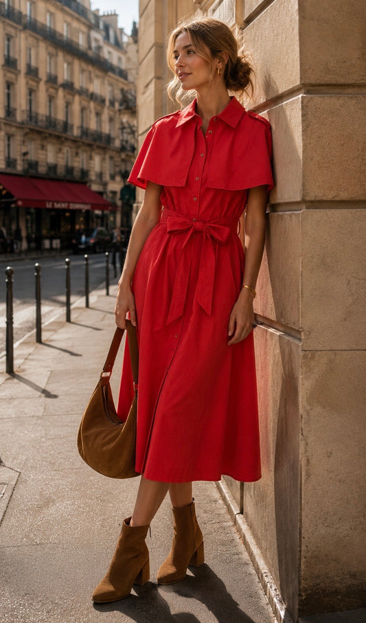 ROBE CAPE MAGALIE
