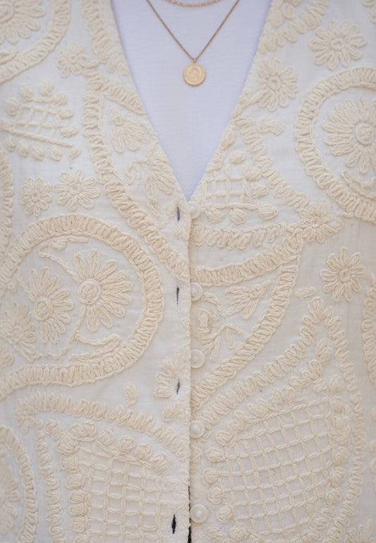 GILET BRODÉ IBIFINE