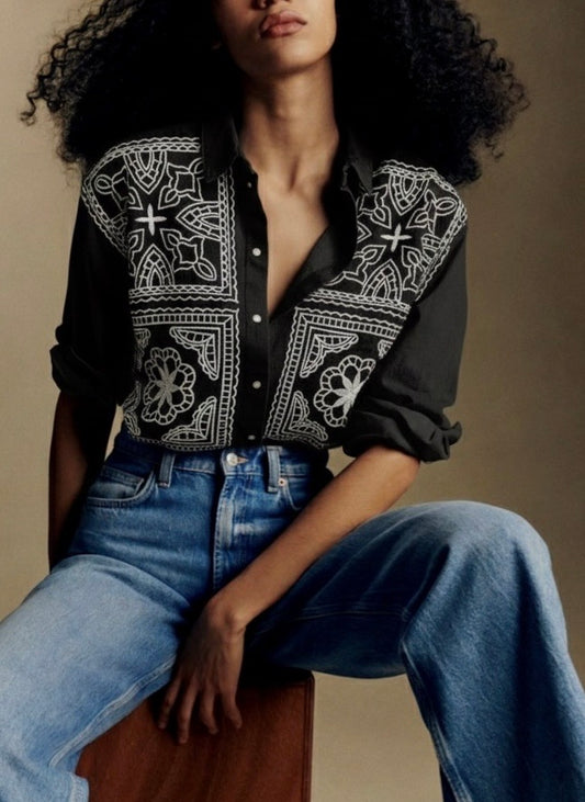 CHEMISE BRODÉE MARTINE