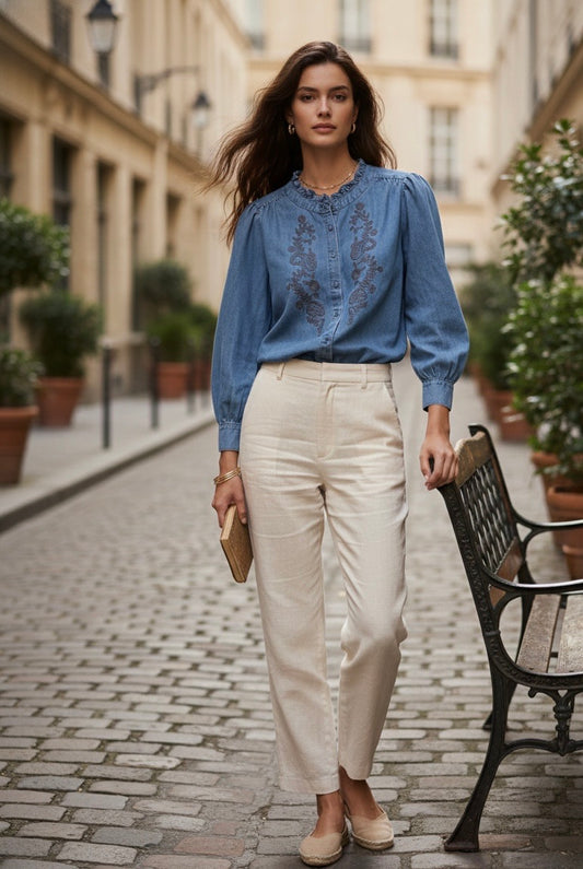 BLOUSE DENIM EGLANTINE