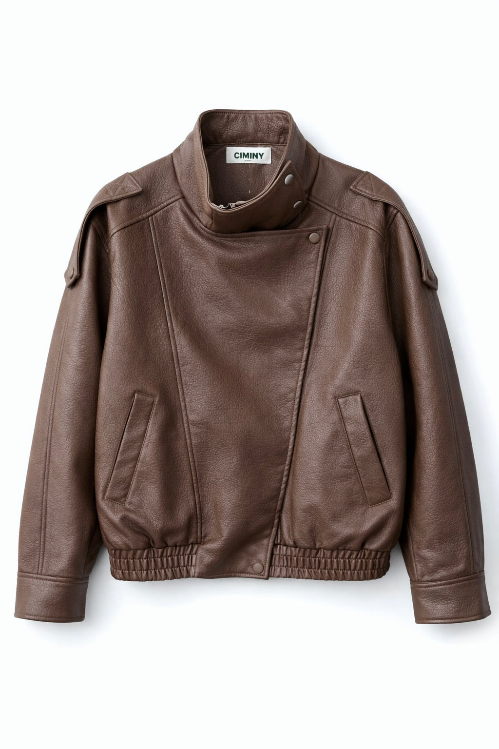 VESTE SIMILICUIR OVERSIZE AMELIE