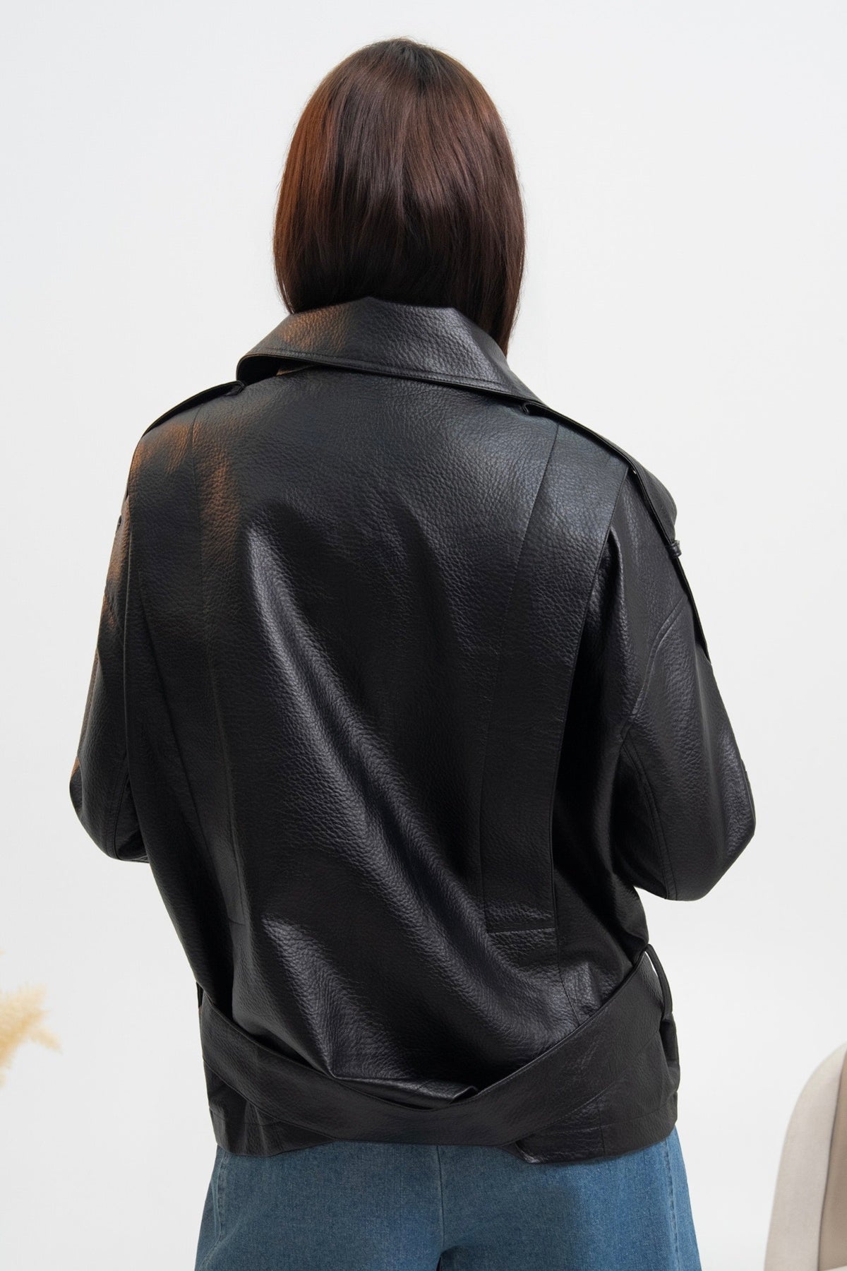 VESTE SIMILICUIR CATHRINE