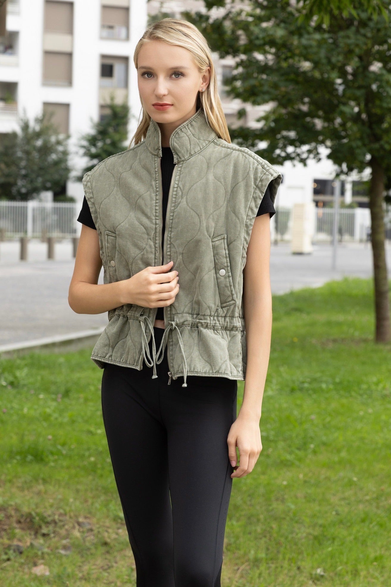 GILET MATELASSÉ JADE