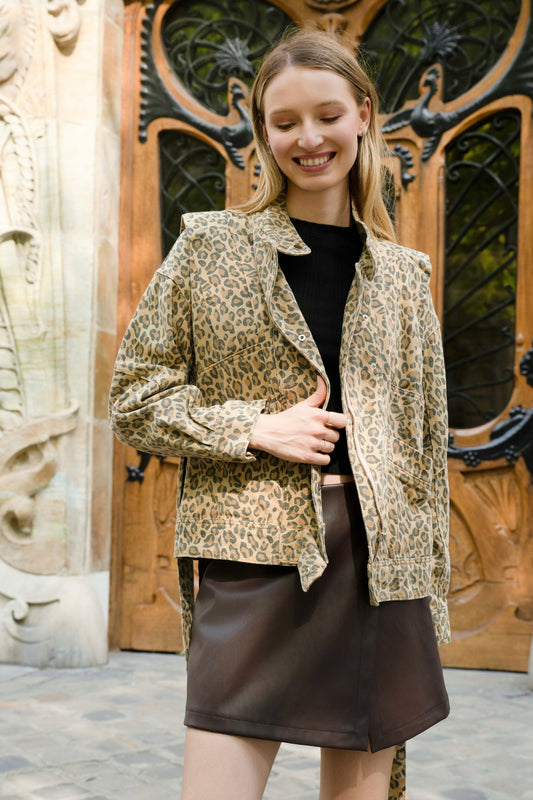 Veste léopard Ninon