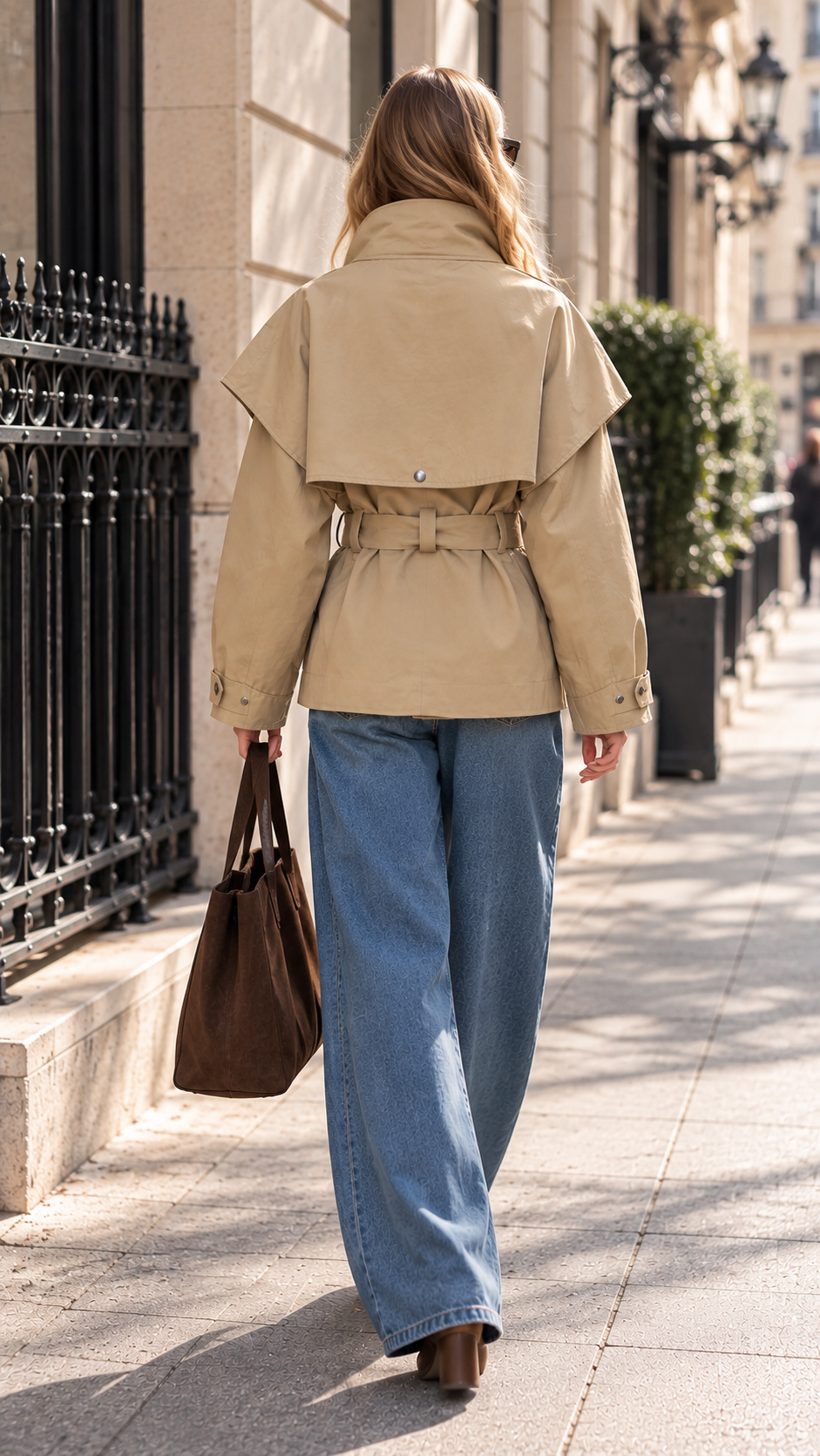 VESTE TRENCH COAT COTON LUCY