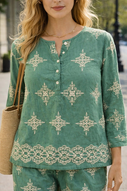 CHEMISE BRODÉE ELINA