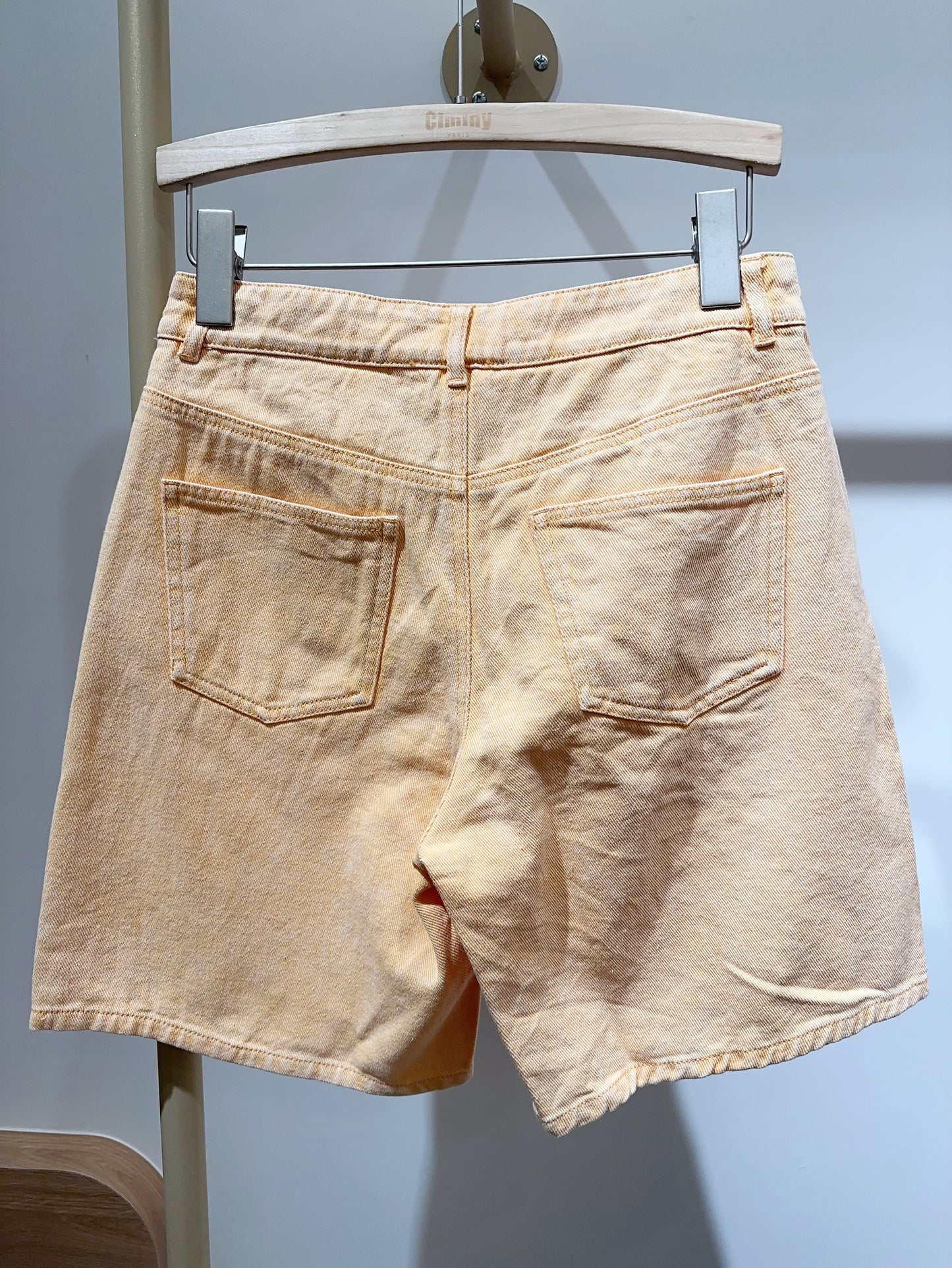 SHORT JEAN BRODÉ LILLA
