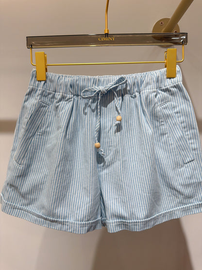 SHORT JEAN BLEU RAYÉ SIXTINE