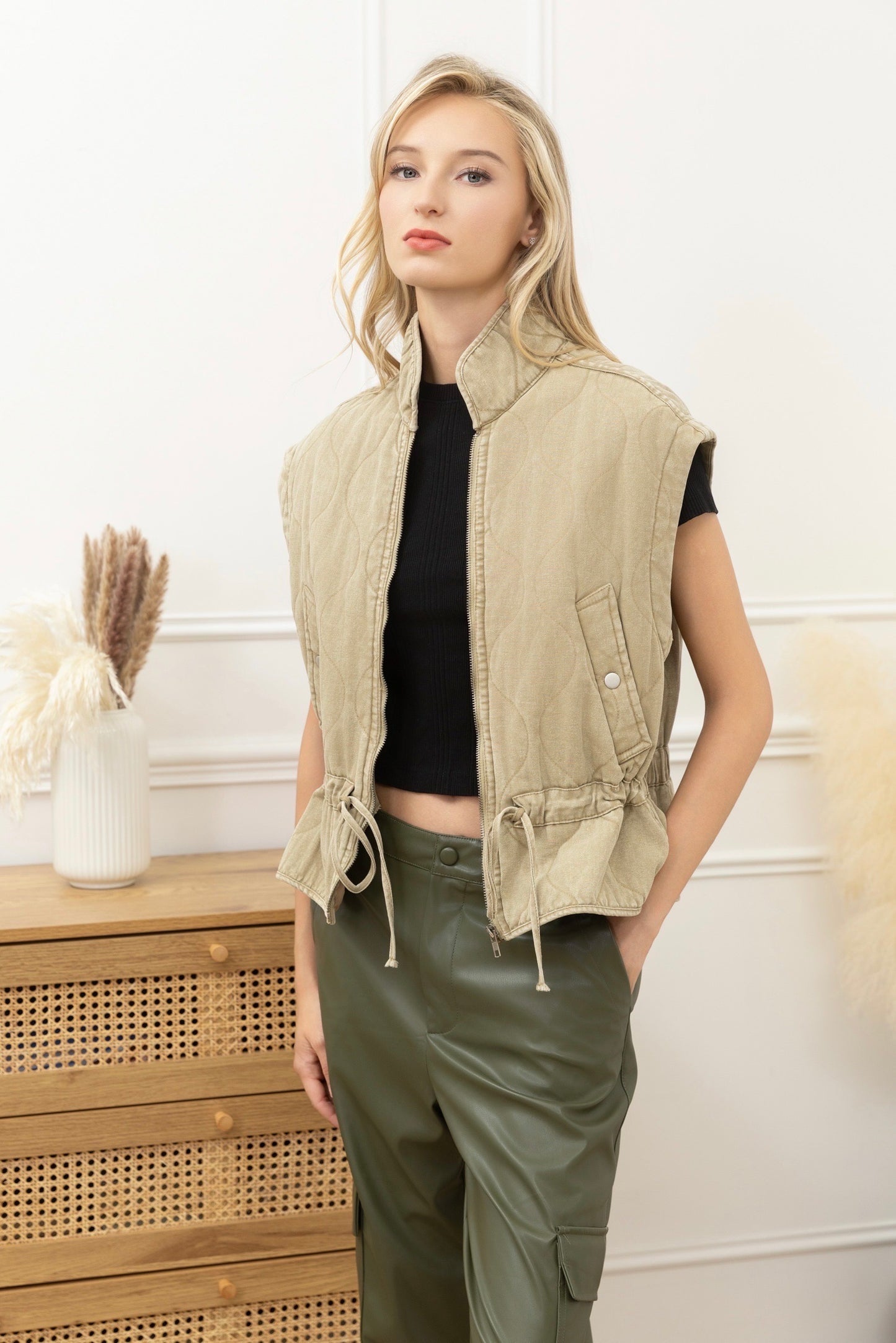 GILET MATELASSÉ JADE