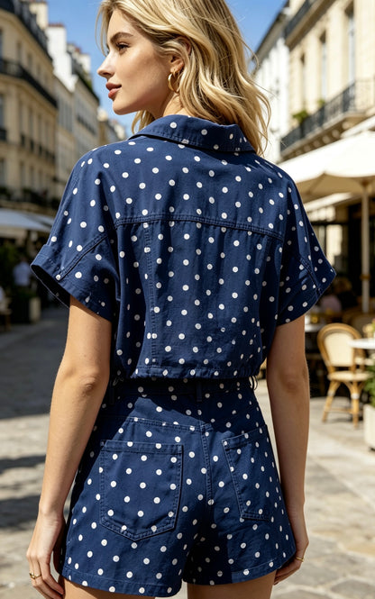 HAUT COTON PETITS POIS DIANE