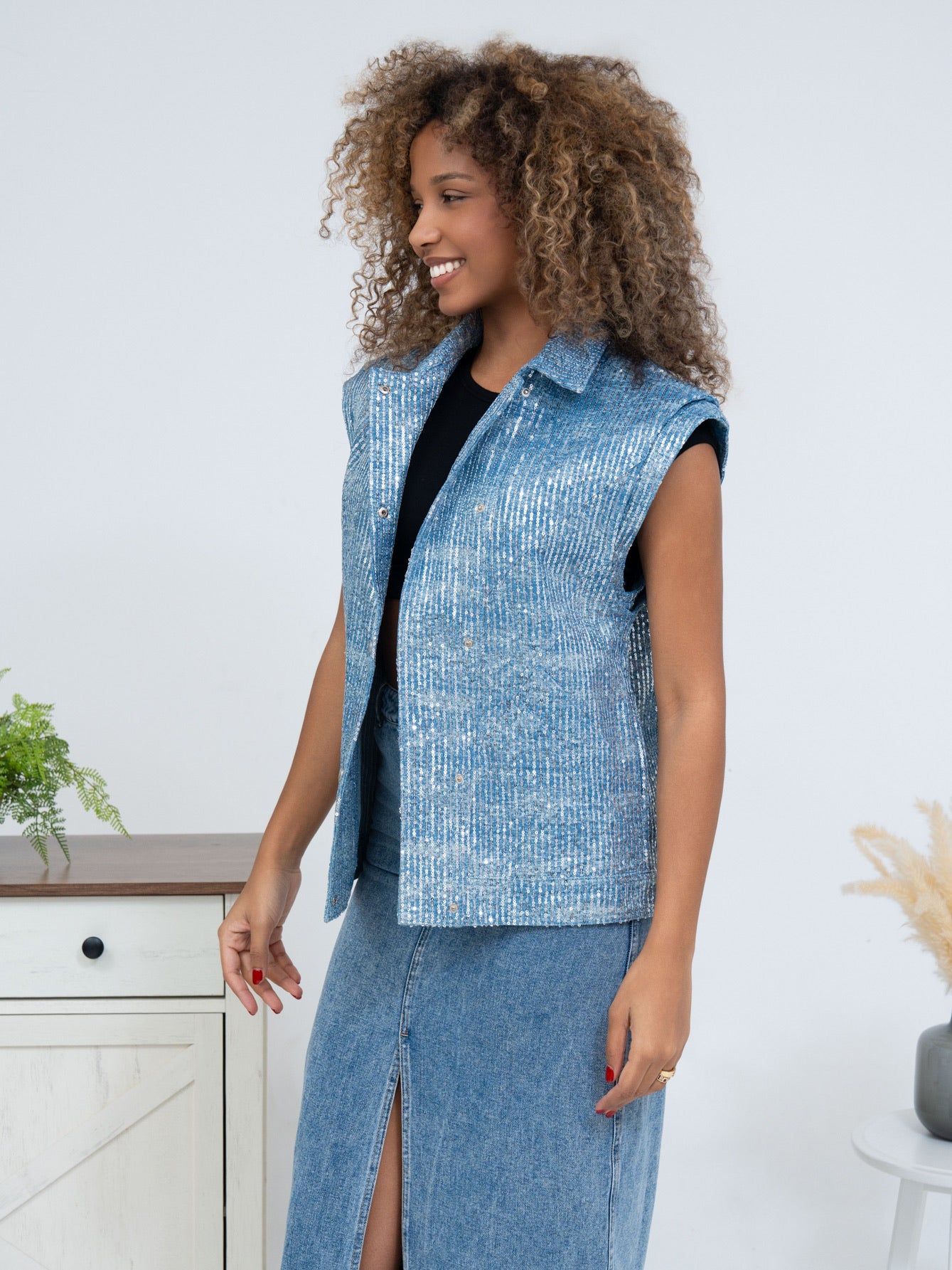 GILET DENIM CHRISTINE