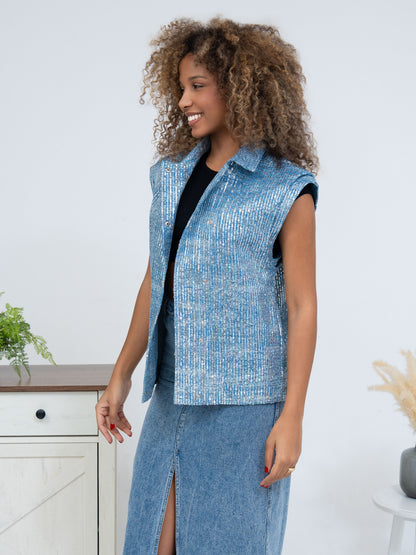 GILET DENIM CHRISTINE