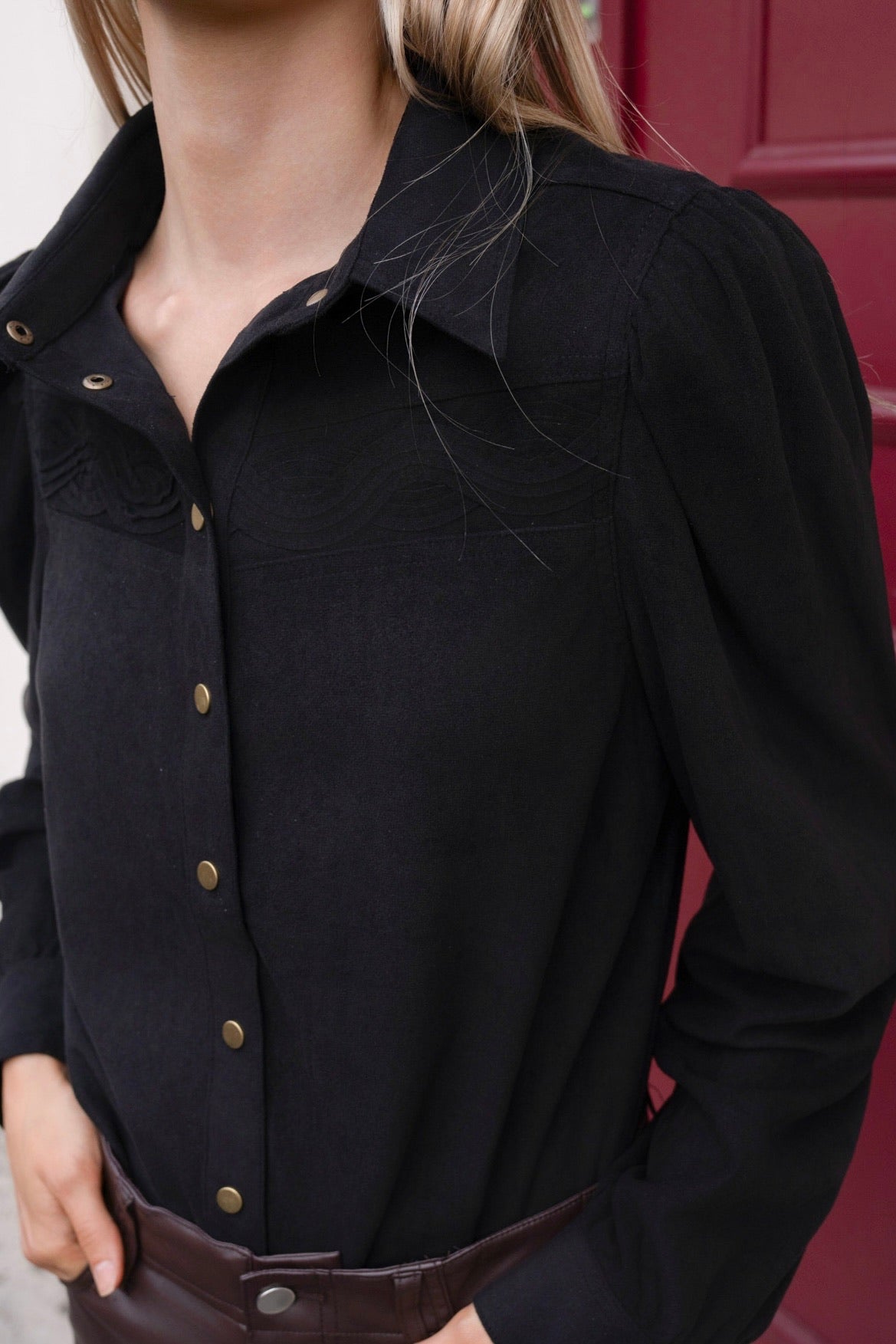 CHEMISE SUÉDINE ANAÉ