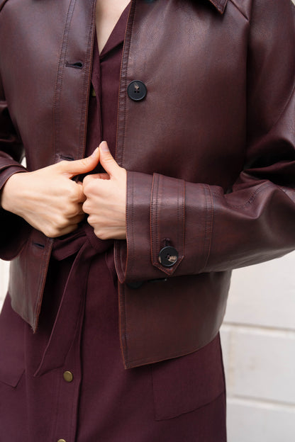 BLOUSON SIMILICUIR ZÉLIA