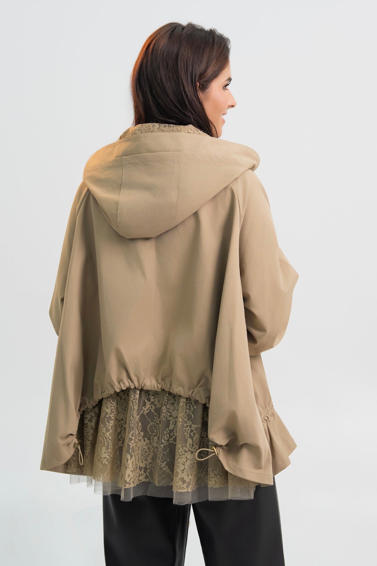 VESTE CAPUCHE AMBRE