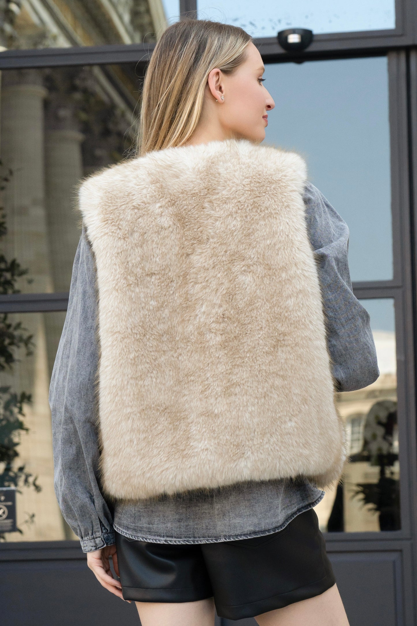 GILET FOURRURE INÈS