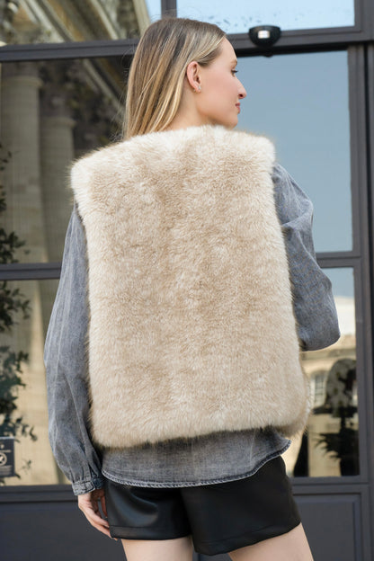 GILET FOURRURE INÈS