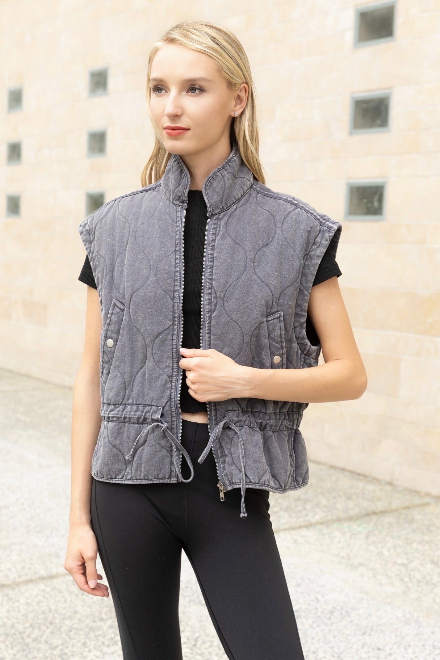 GILET MATELASSÉ JADE