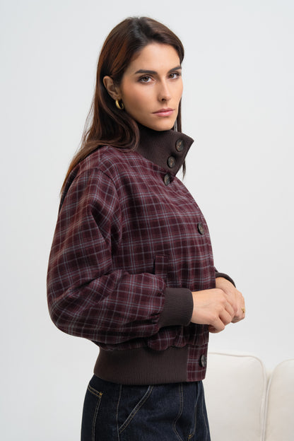 BLOUSON A CARREAUX NOÉLIE
