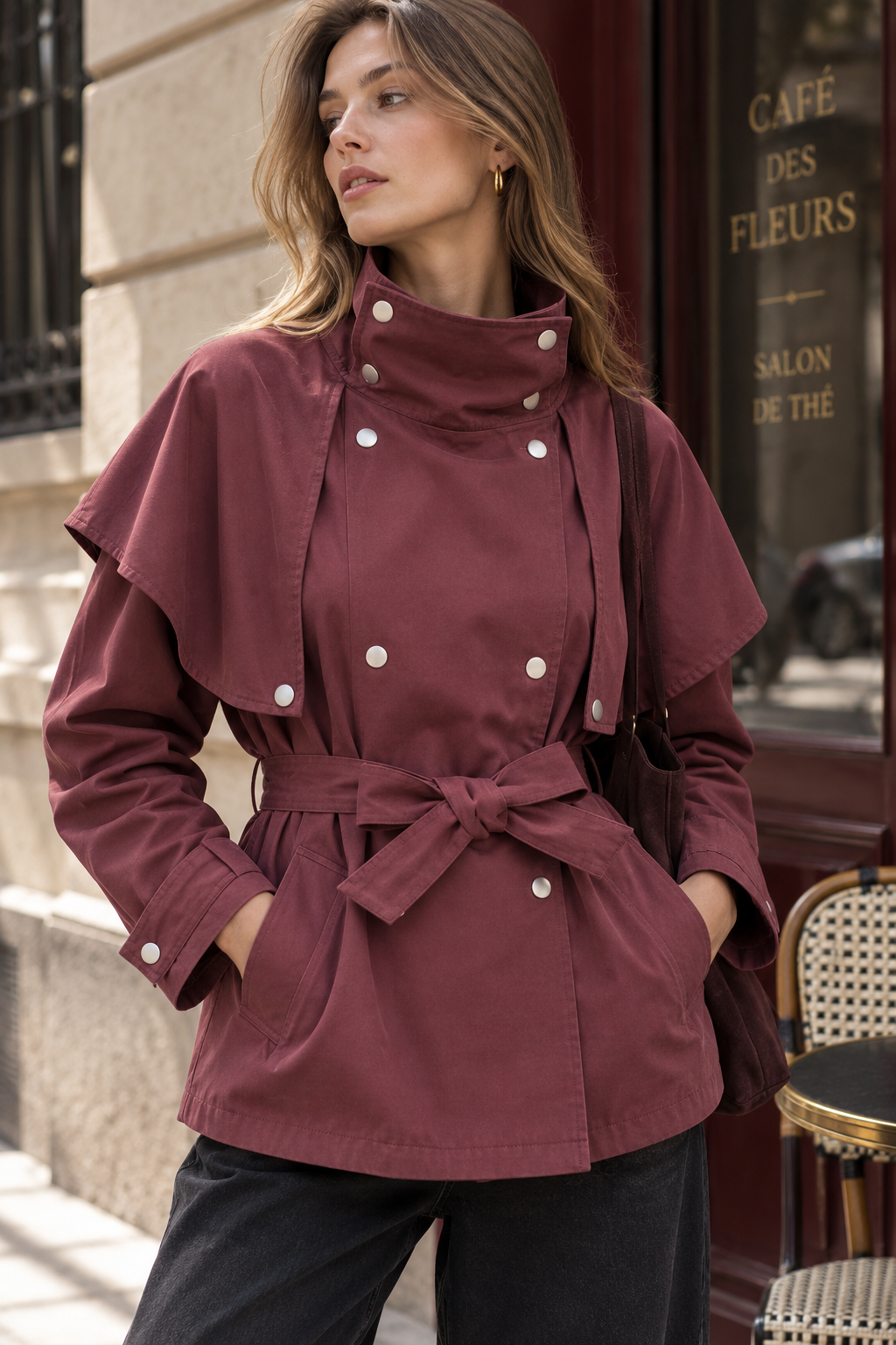 VESTE TRENCH COAT COTON LUCY