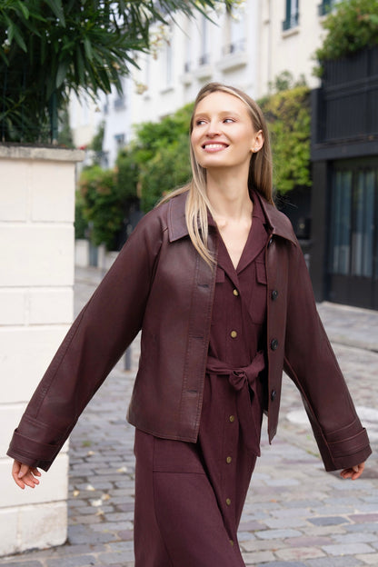 BLOUSON SIMILICUIR ZÉLIA