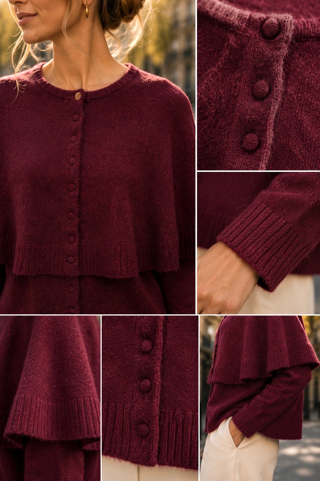 GILET MAILLE CATHEL.