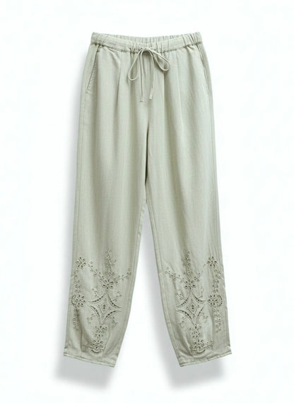 PANTALON BRODÉE SOLÈNE