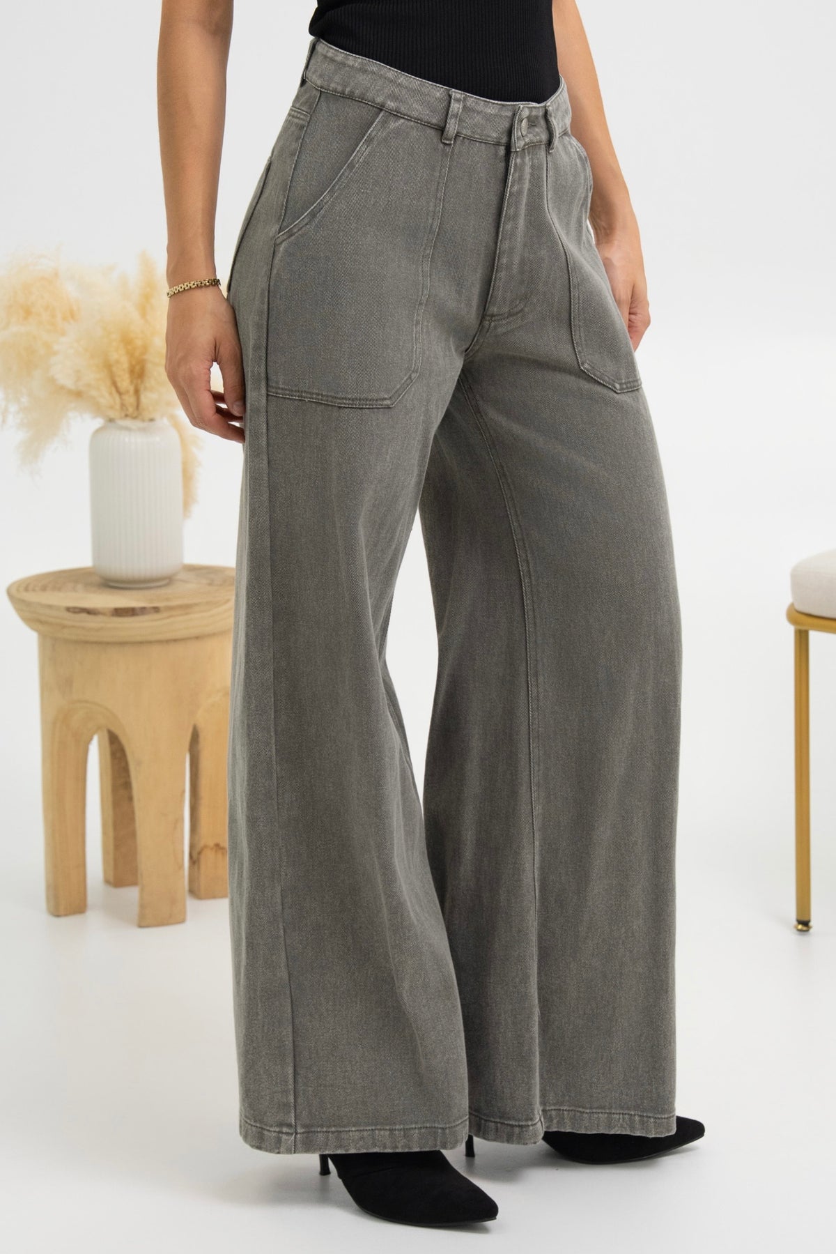 PANTALON LARGE DENIM SERENA