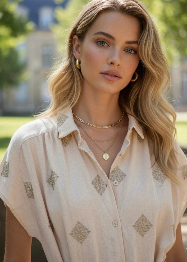 ROBE BRODÉE MONIQUE