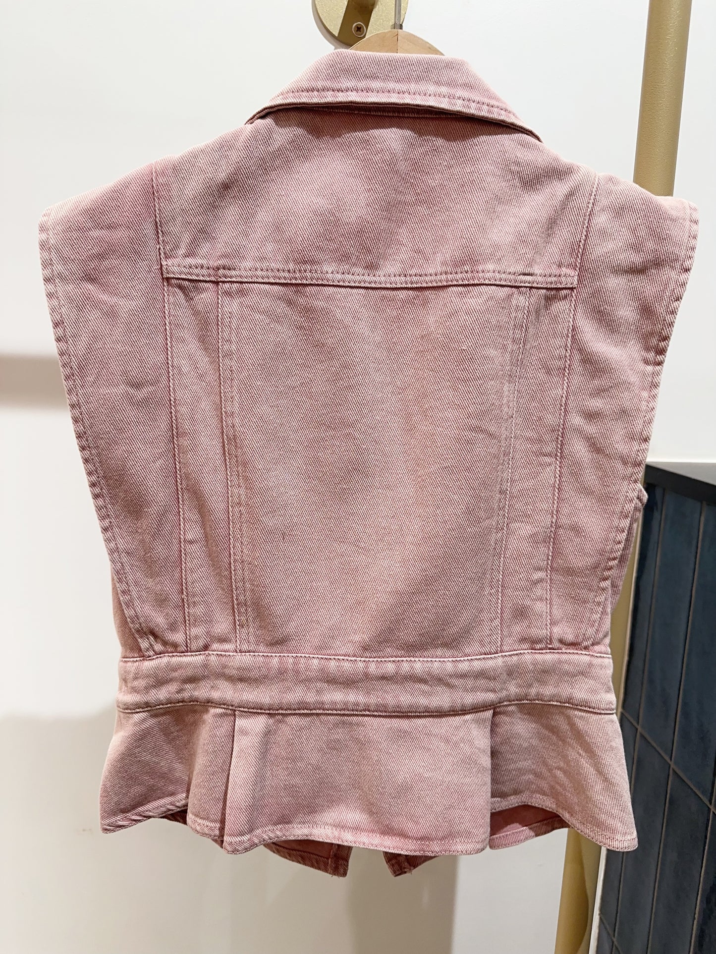GILET DENIM COLORÉ RAÏSSA