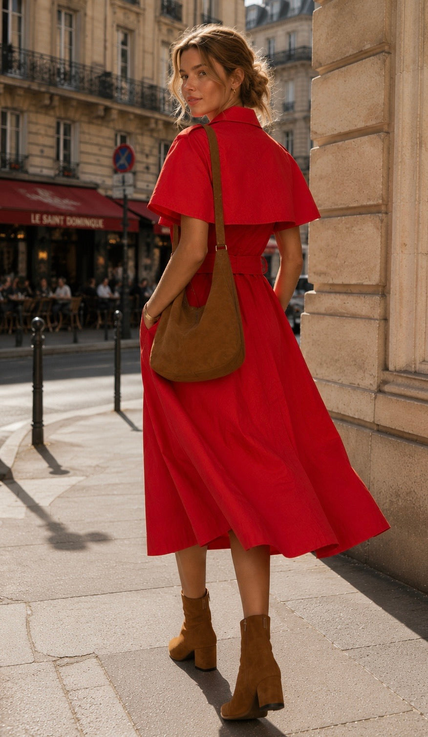 ROBE CAPE MAGALIE