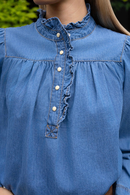 BLOUSE DENIM TYANNA