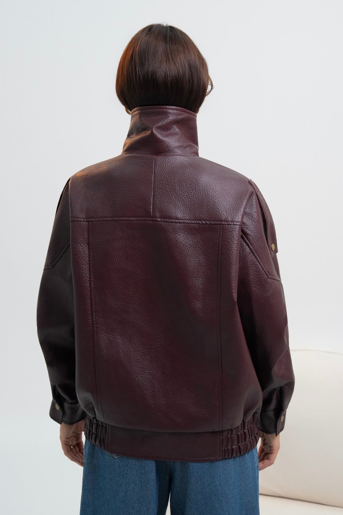 VESTE SIMILICUIR BÉA