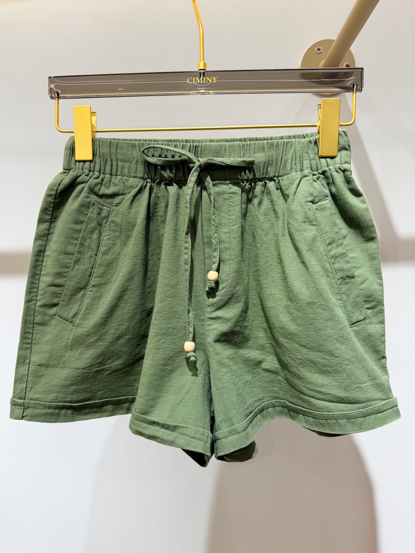 SHORT COTON TOILE QUITTERIE