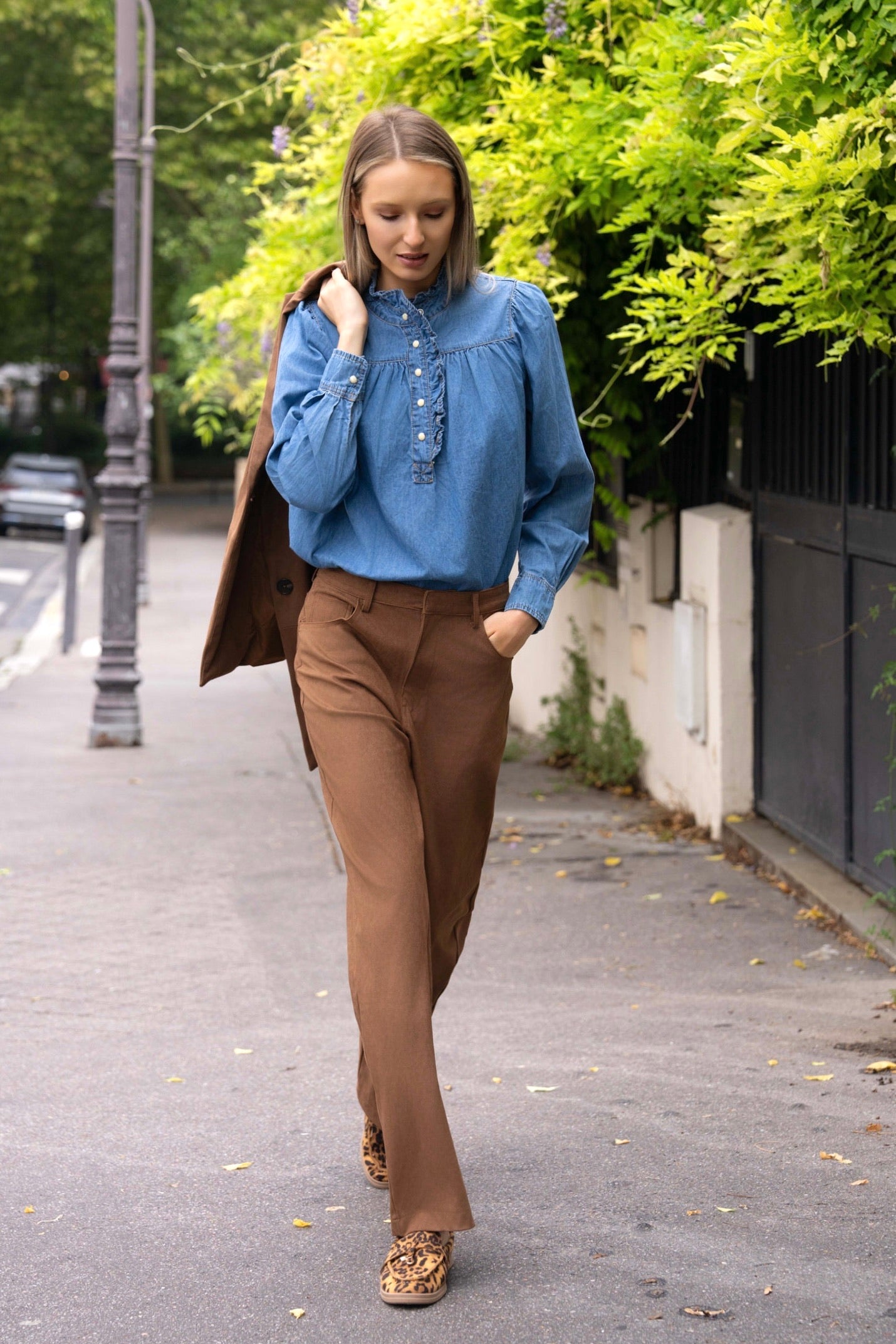 PANTALON SUÉDINE WENDY