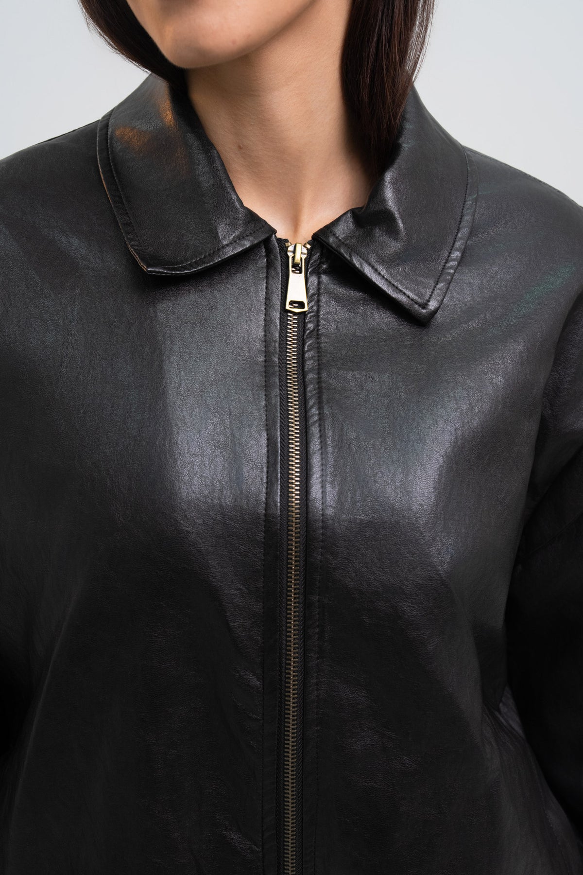 VESTE SIMILICUIR LÉA