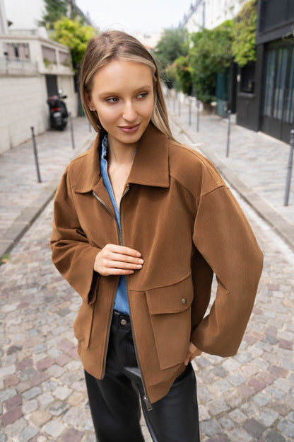 BLOUSON SUÉDINE LISON