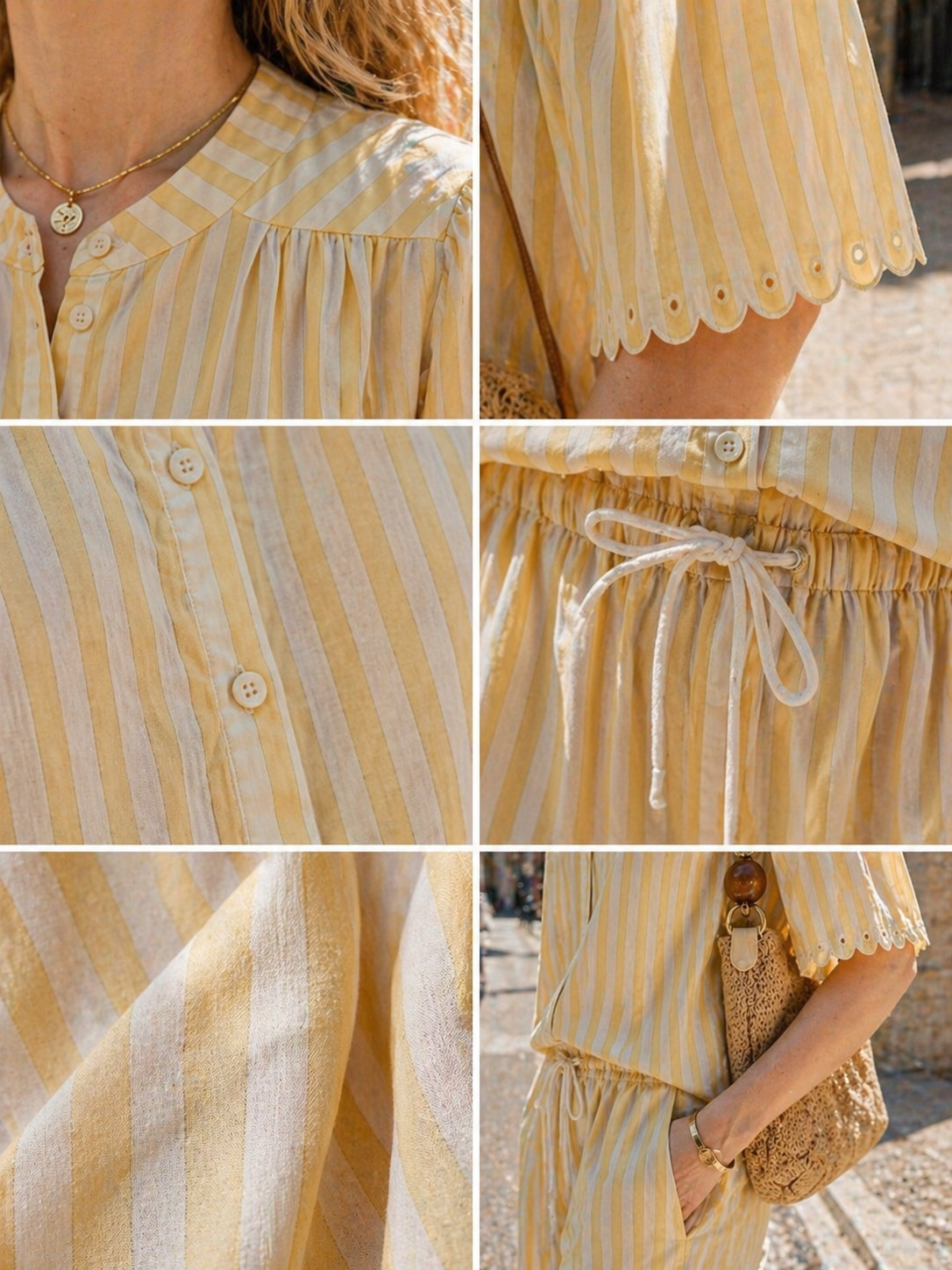 CHEMISE RAYÉ COTON SORINE