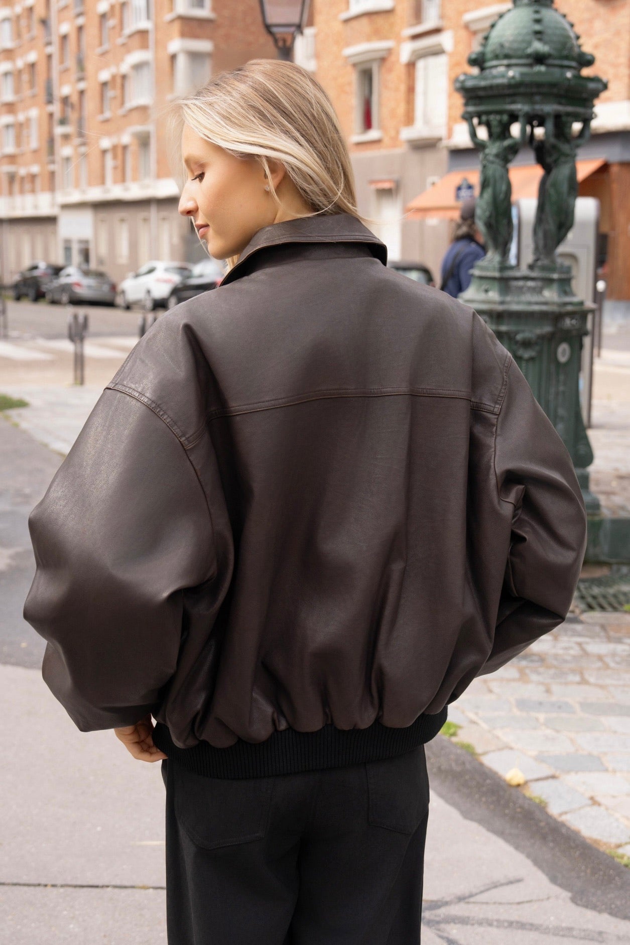 BLOUSON SIMILICUIR THAÏS