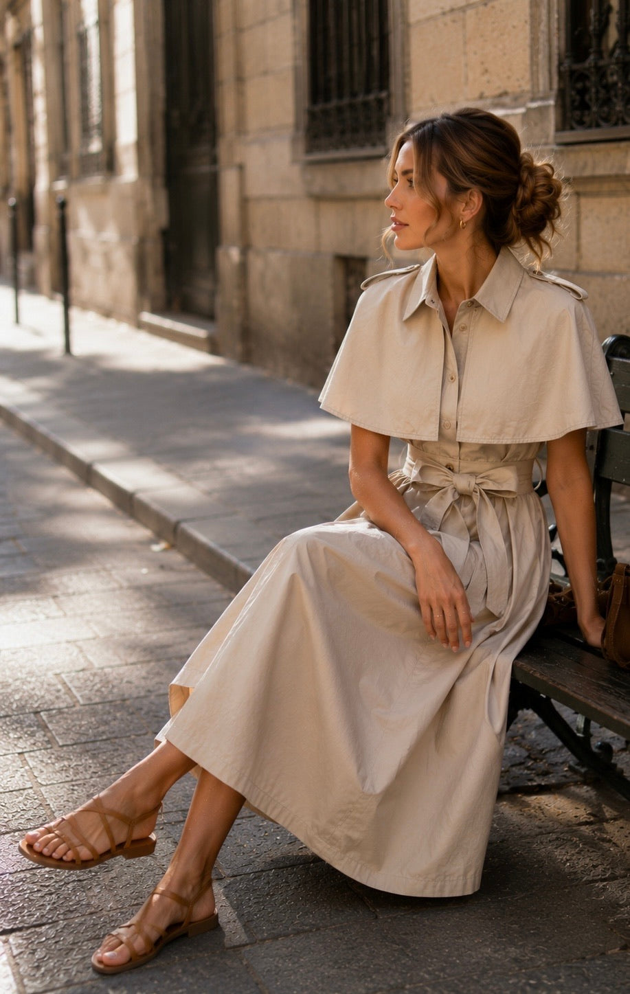 ROBE CAPE MAGALIE