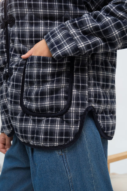 BLOUSON A CARREAUX VICKY