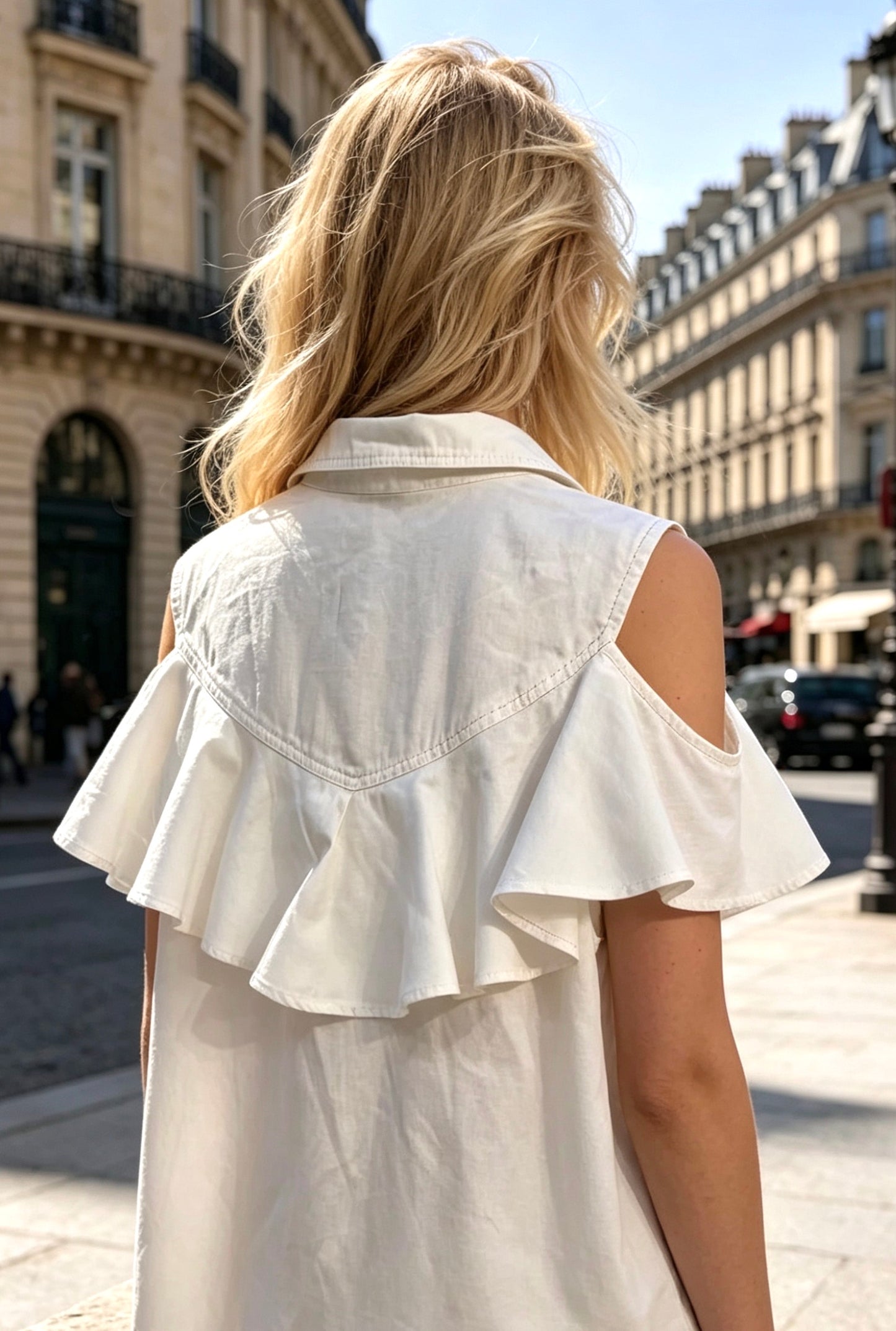 CHEMISE COTON VOLANT JENNY