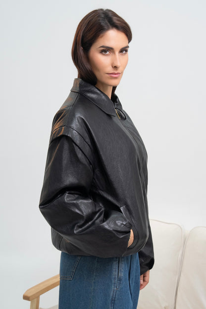 VESTE SIMILICUIR LÉA
