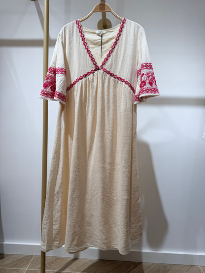ROBE LONGUE BOHÈME COTON ARIA