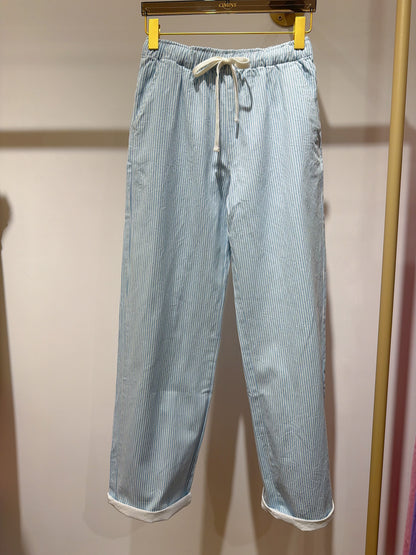 PANTALON EN COTON OVERSIZE COCO