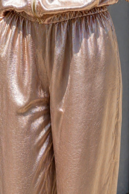 PANTALON SATIN BALLON EDITH