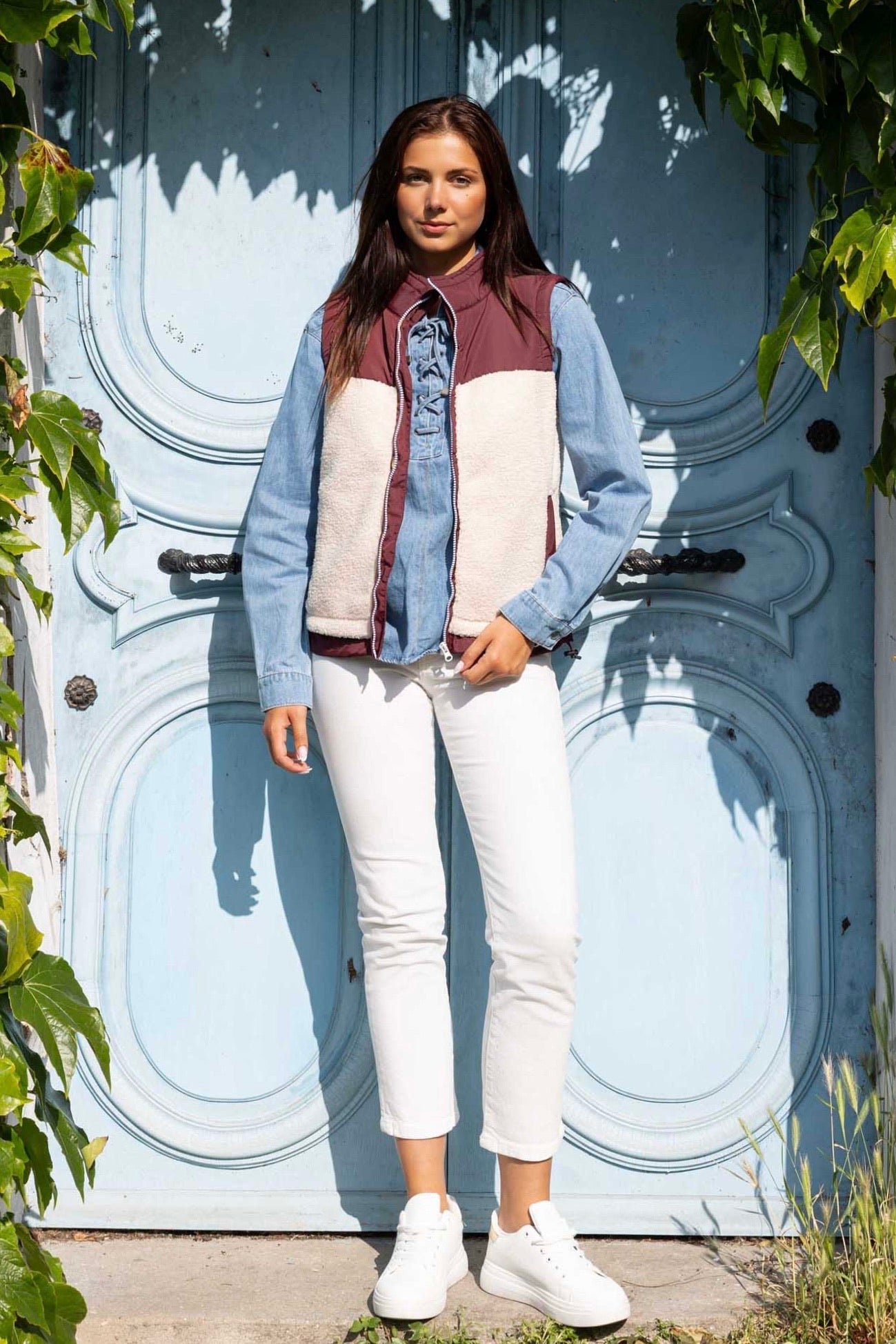 GILET BI-MATIERE SILOÉ