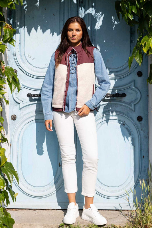 GILET BI-MATIERE SILOÉ