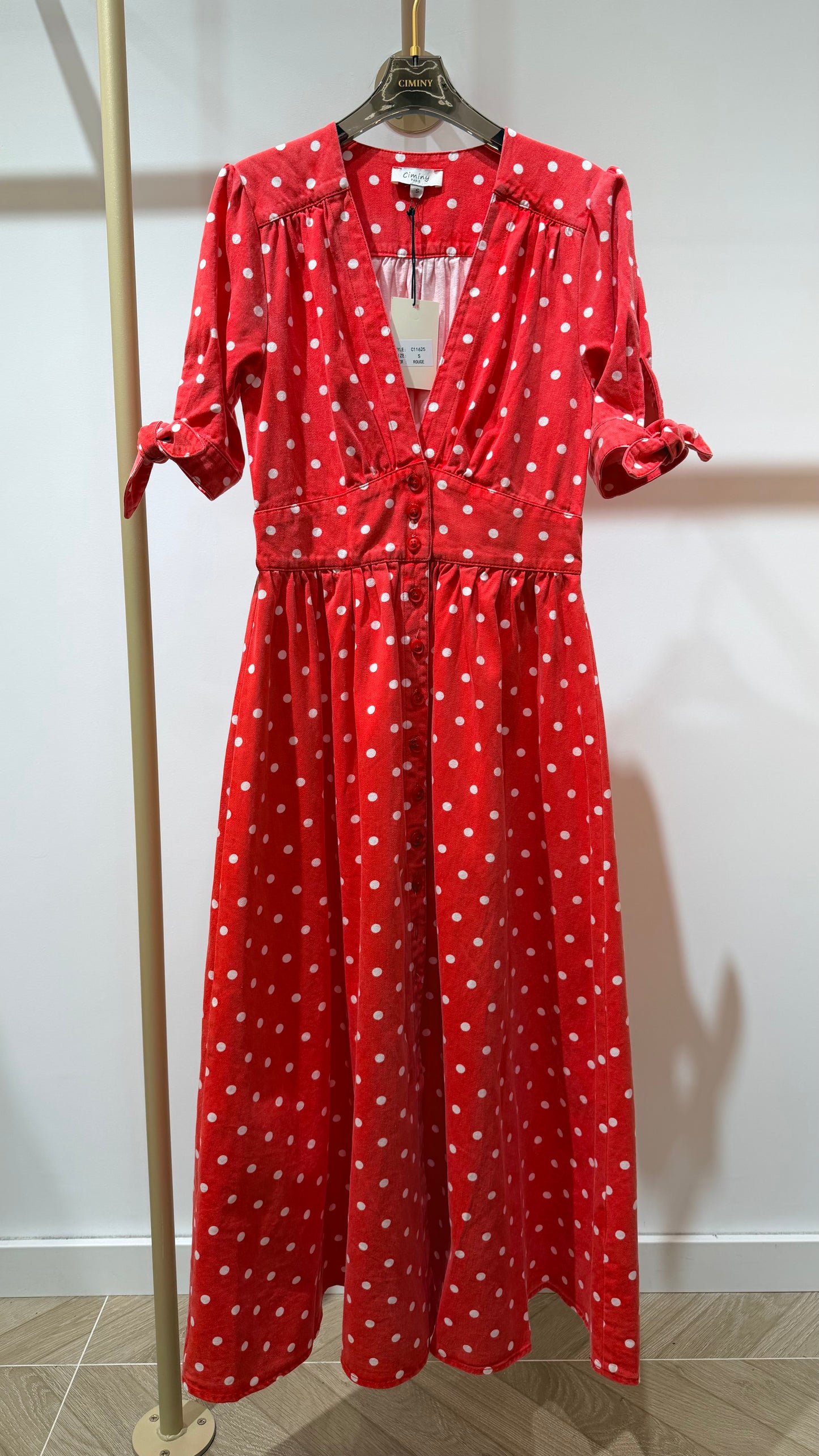 ROBE COTON PETITS POIS FRANGINE